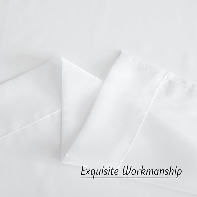 NICETOWN White Sheer Kitchen Window Curtains 24 inches Long, Grommet Short Curtains Elegant & Airy Breathable Light Filtering Drapes for Cafe/Basement, W30 x L24, 2 Panels