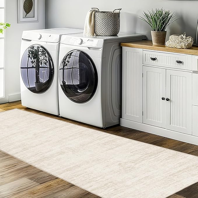 Kitchen Runner Rug 2.5x8 Runners for Hallways,Abstract Washable Runner Rugs Non-Slip Backing Rug Runner, Stain Resistant 8ft Runner Rug,Soft Floor Carpet Rugs for Bedroom,Laundry Room