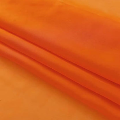 SpaceDresser Basic Rod Pocket Sheer Voile Window Curtain Panels White 1 Pair 2 Panels 70 Width 108 Inch Long for Kitchen Bedroom Children Living Room Yard(Orange,70 W x 108 L)