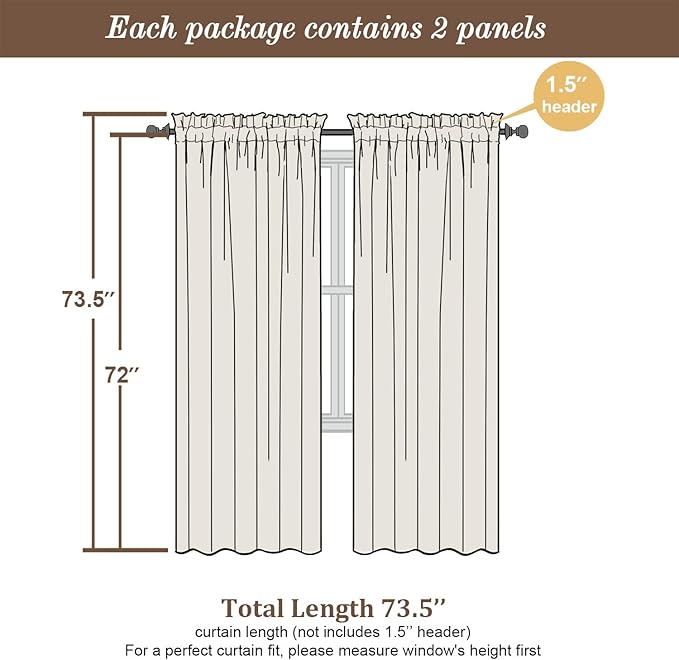 Chyhomenyc Lime Sheer Curtains 72 Inch Length 2 Panels, Light Filtering Soft Airy Rod Pocket Voile Window Curtain Drapes for French Door Bedroom Living Room, Each 42Wx72L