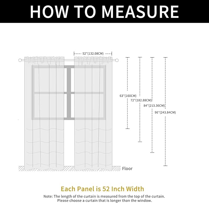 SpaceDresser Check Sheer Curtains 45 Inches 2 Panels Set, Rod Pocket Plaid Window Curtain for Living Room, Green Semi Sheer Drapes for Kitchen Bedroom Children Room Yard（Green, 52W x 45L）