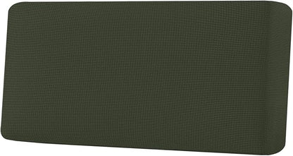 H.VERSAILTEX Super Stretch Individual Seat Cushion Covers Sofa Covers Couch Cushion Covers Slipcover Sets Thick Jacquard Textured Twill Fabric (1 Piece Sofa Cushion Cover, Olive)