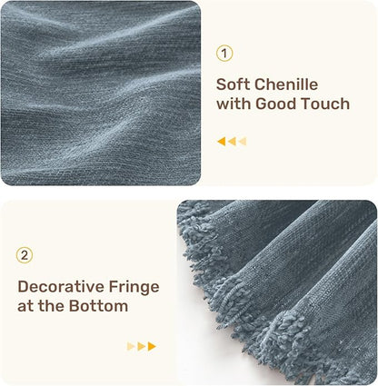 Sectional Couch Covers, 2 Pieces Washable L Shaped Couch Covers Sofa Blanket for Dogs Pet Friendly Sectional Sofa Slipcovers Furniture Covers,71"x 102"+ 71"x 110",(Large,Dusty Blue)