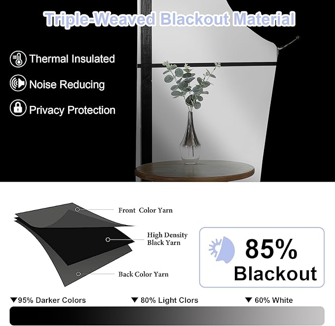 Simplebrand Blackout Extra 10ft Curtains for Patio 120 Inches Long 2 Panels Set, Solid Thermal Insulated Energy Saving Rod Pocket Window Treatment Curtains Blackout Drapes, 50" Wx120 L, Bright Gold