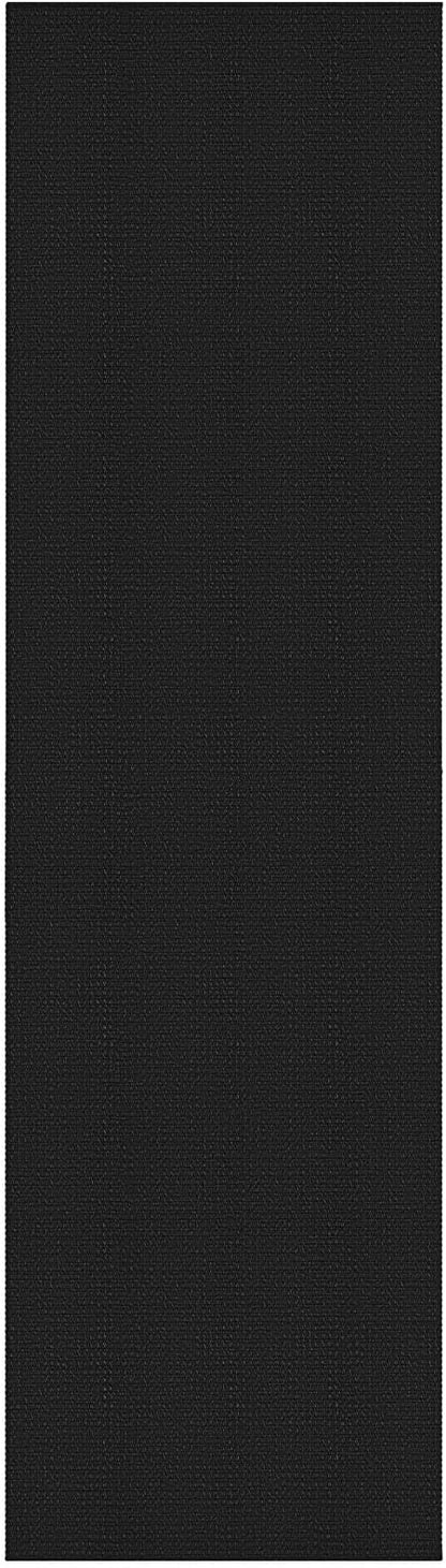 KOZYFLY Extra Long Runners for Hallways 3x20 ft Washable Kitchen Runner Non Slip Rubber Backed Hallway Rug Cotton Entryway Runner Rug Floor Carpet for Indoor Hall, Kitchen, Stair, Black/Dark Grey
