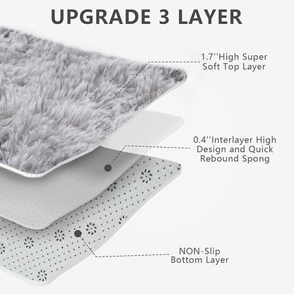 10X14 Large Area Rugs for Living Room Bedroom,Big Shag Rug for Bedroom Dorm,Soft Fluffy Indoor Carpet Nursery Rugs for Kids Girls Room Home Decor