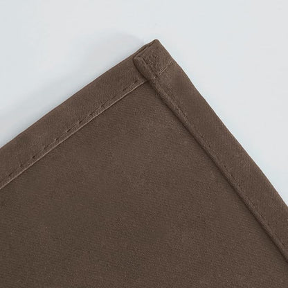 LEMOMO Blackout Curtains 66 x 72 Inch Long Chocolate Curtains Set of 2 Panels Room Darkening Curtains for Bedroom and Living Room