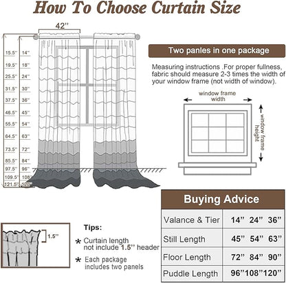 Chyhomenyc Burgundy Sheer Curtains 78 Inches Long 2 Panels Set for Living Room, Light Filtering Voile Lightweight Bedroom Curtains, Rod Pocket Solid Window Treatment Drapes, Each 42W x 78L