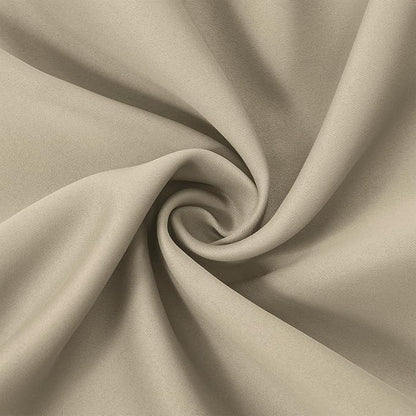 LEMOMO Beige Thermal Blackout Curtains/42 x 63 Inch/Set of 2 Panels Room Darkening Curtains for Bedroom