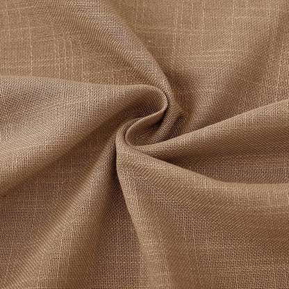 Brown Curtains for Living Room Back Tab Modern Farmhouse Semi Sheer Curtains 108 inches Long 2 Panels Set Muted Neutral Window Curtain for Dining Room Bedroom 52x108
