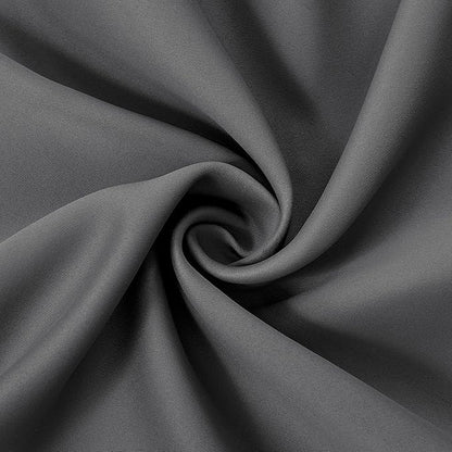 LEMOMO Grey Thermal Blackout Curtains/42 x 72 Inch/Set of 2 Panels Room Darkening Curtains for Bedroom